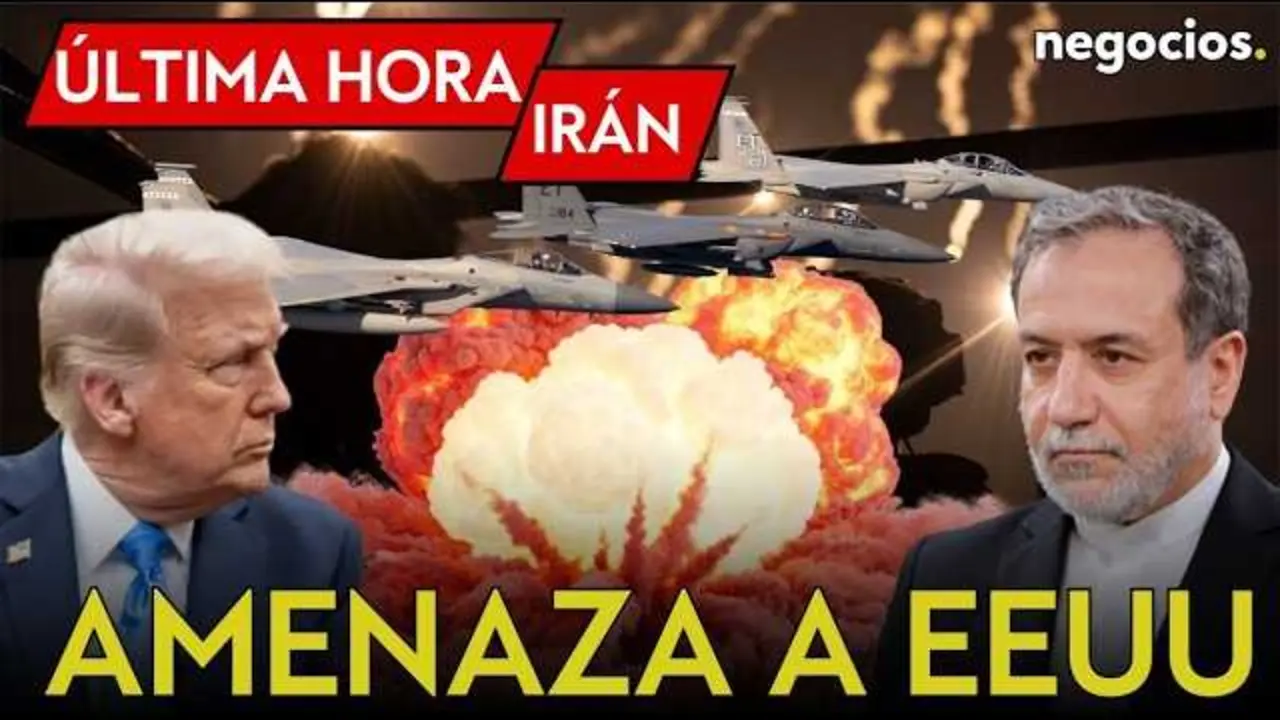 Imagen del video donde se muestra la tensi&oacute;n en Oriente Medio con representaciones de bases militares y mapas de la regi&oacute;n.<br>                        <br>                        <br>                        <br>                      