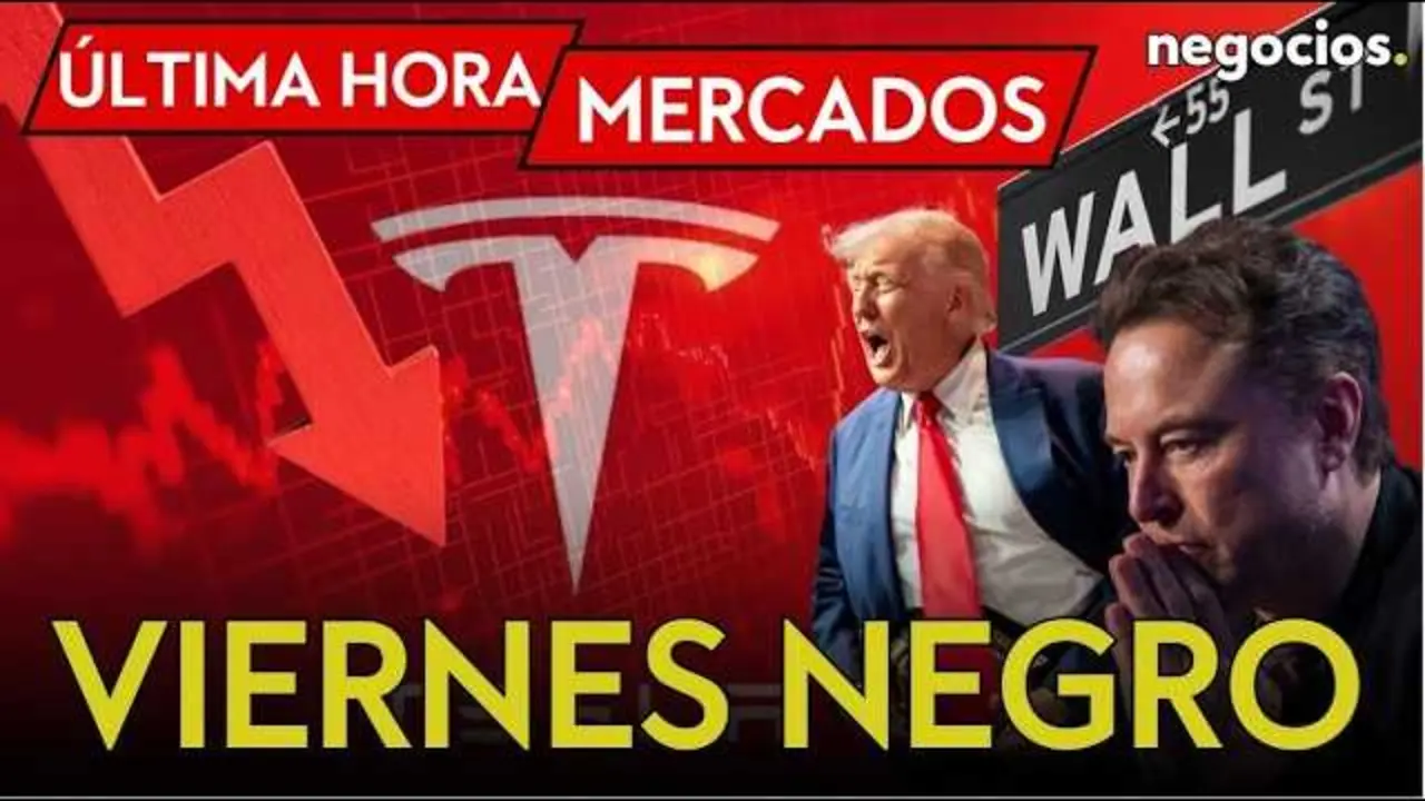 Gr&aacute;fico con tendencia bajista que muestra la ca&iacute;da en los &iacute;ndices de Wall Street, con enfoque en el sector tecnol&oacute;gico.<br>                        <br>                        <br>                        <br>                      