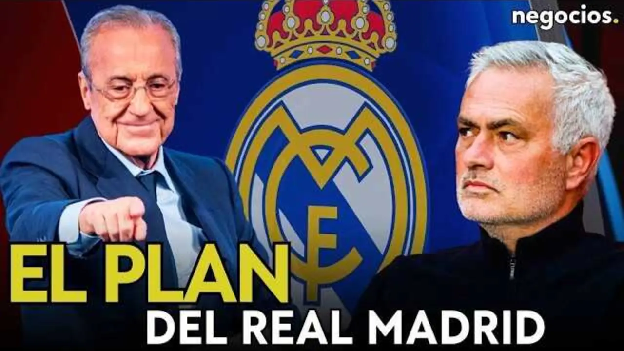 Jos&eacute; Mourinho en su etapa previa como entrenador del Real Madrid, durante un partido en el Santiago Bernab&eacute;u.<br>                        <br>                        <br>                        <br>                      