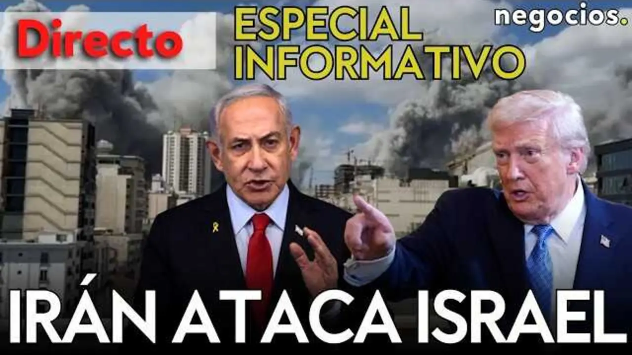 Imagen del mapa de la regi&oacute;n de Medio Oriente superpuesta con alertas rojas simbolizando la tensi&oacute;n entre Ir&aacute;n e Israel.<br>                        <br>                        <br>                        <br>                      