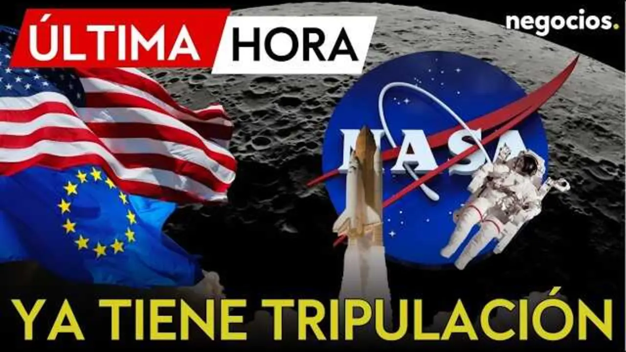 Imagen en alta definici&oacute;n de la misi&oacute;n Artemis 3 destacando a Luca Parmitano, primer piloto europeo en la misi&oacute;n lunar.<br>                        <br>                        <br>                        <br>                      