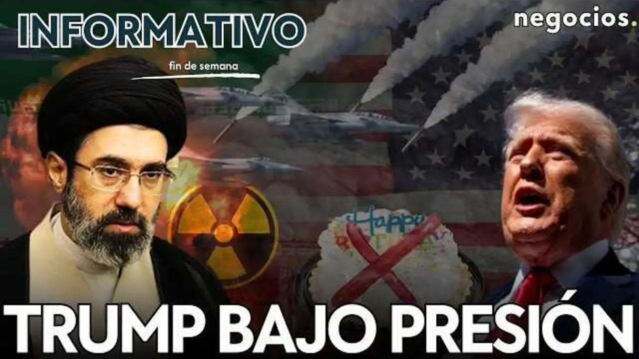 Imagen de portada del v&iacute;deo titulado 'Ir&aacute;n estropea el cumplea&ntilde;os de Trump, Reino Unido golpea a Rusia y ataque contra Israel' mostrando un mapa geopol&iacute;tico relevante.<br>                        <br>                        <br>                        <br>                      