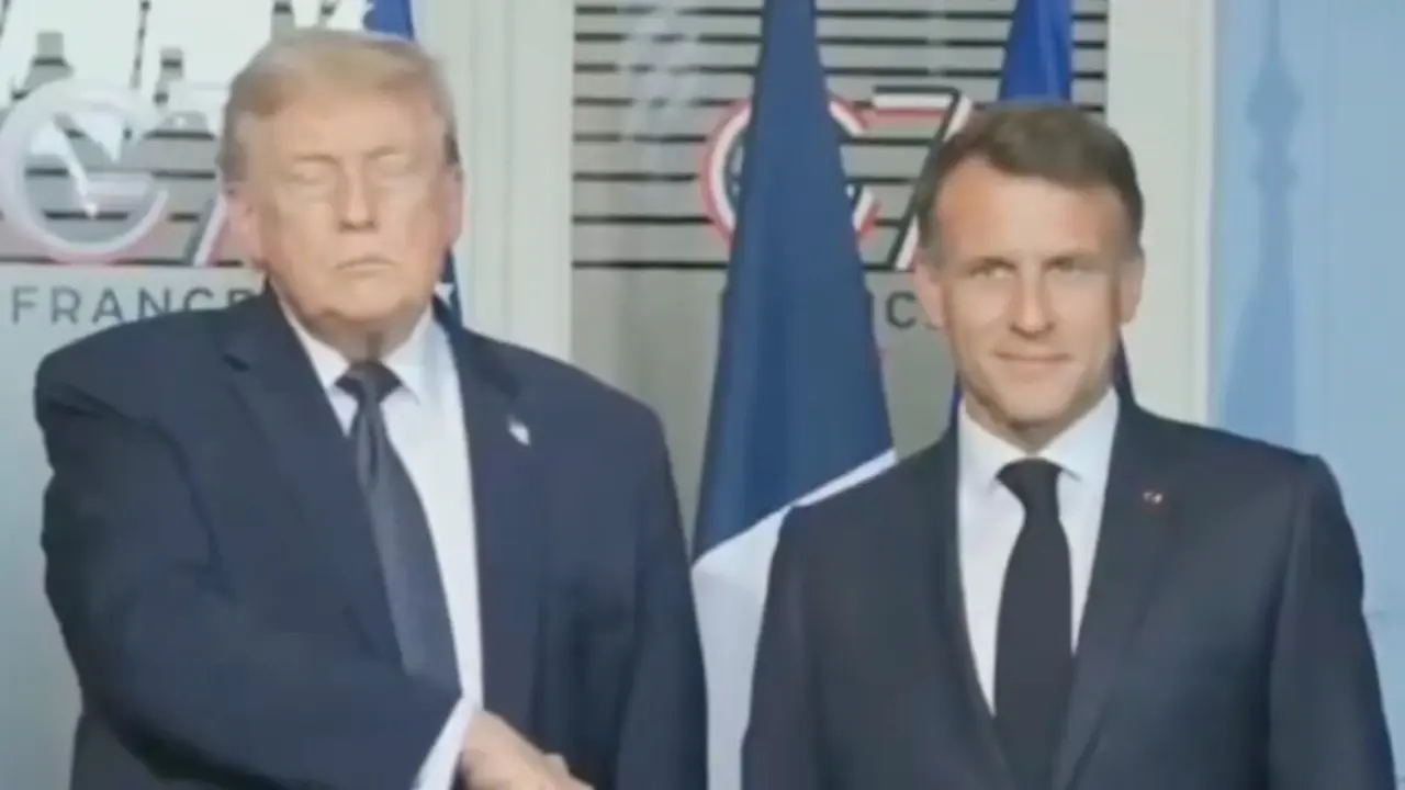 Trump y Macron