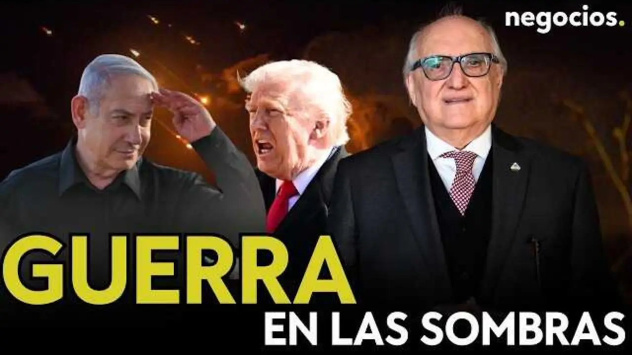 Fotograf&iacute;a oficial de campa&ntilde;a con Donald Trump y mapas geopol&iacute;ticos del Medio Oriente, que ilustran las tensiones energ&eacute;ticas y militares en la regi&oacute;n.<br>                        <br>                        <br>                        <br>                      