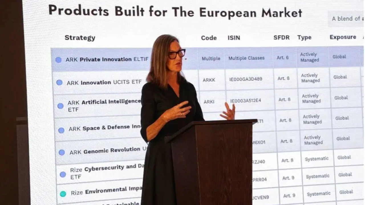 Cathie Wood, fundadora y CIO de ARK Invest