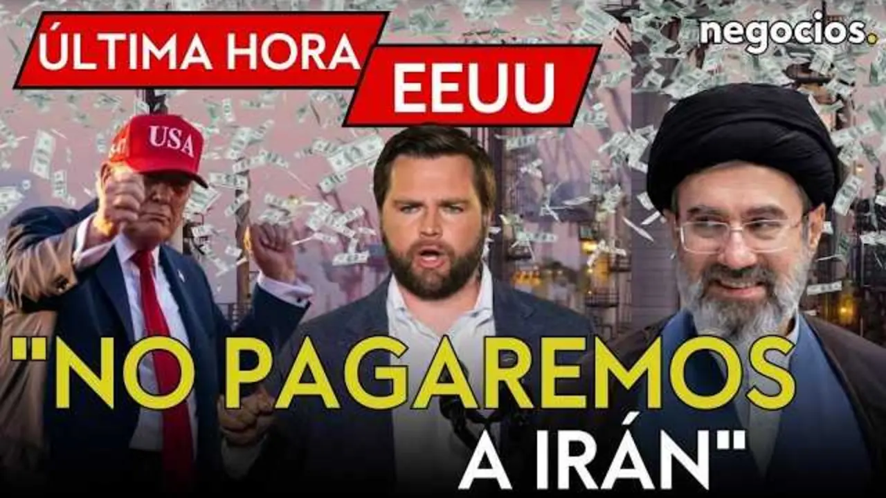JD Vance en rueda de prensa explicando el acuerdo de seguridad en el estrecho de Ormuz junto a Ir&aacute;n y pa&iacute;ses del Golfo.<br>                        <br>                        <br>                        <br>                      