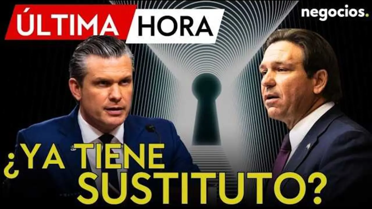 Captura de v&iacute;deo con Donald Trump en una rueda de prensa, ilustrando la informaci&oacute;n sobre la purga en su gabinete militar<br>                        <br>                        <br>                        <br>                      