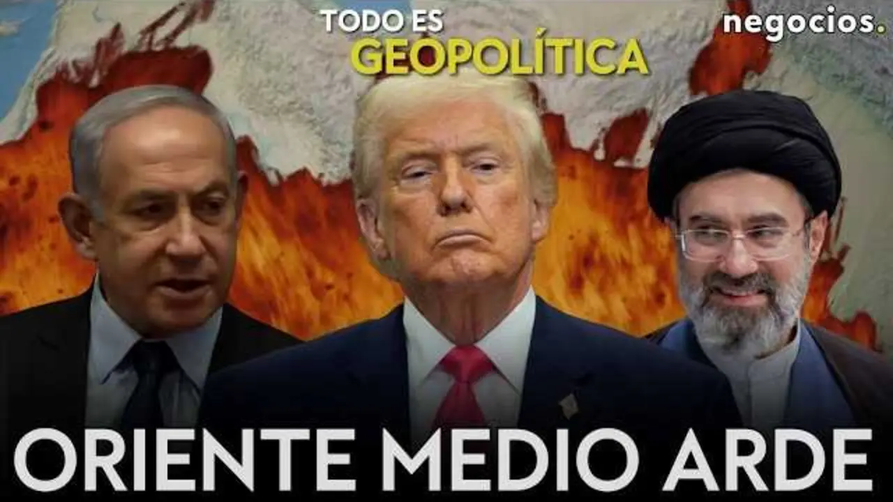Fotograf&iacute;a panor&aacute;mica relacionada con el conflicto en L&iacute;bano y la regi&oacute;n del valle de la Bec&aacute;, con s&iacute;mbolos de tensi&oacute;n geopol&iacute;tica.<br>                        <br>                        <br>                        <br>                      