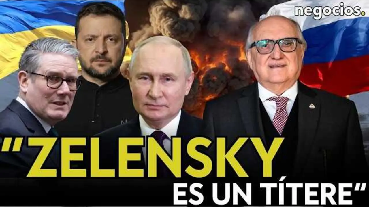 Retrato de Alfredo Jalife durante su intervenci&oacute;n en Negocios TV, con un fondo que refleja s&iacute;mbolos geopol&iacute;ticos y mapas mundiales.<br>                        <br>                        <br>                        <br>                      