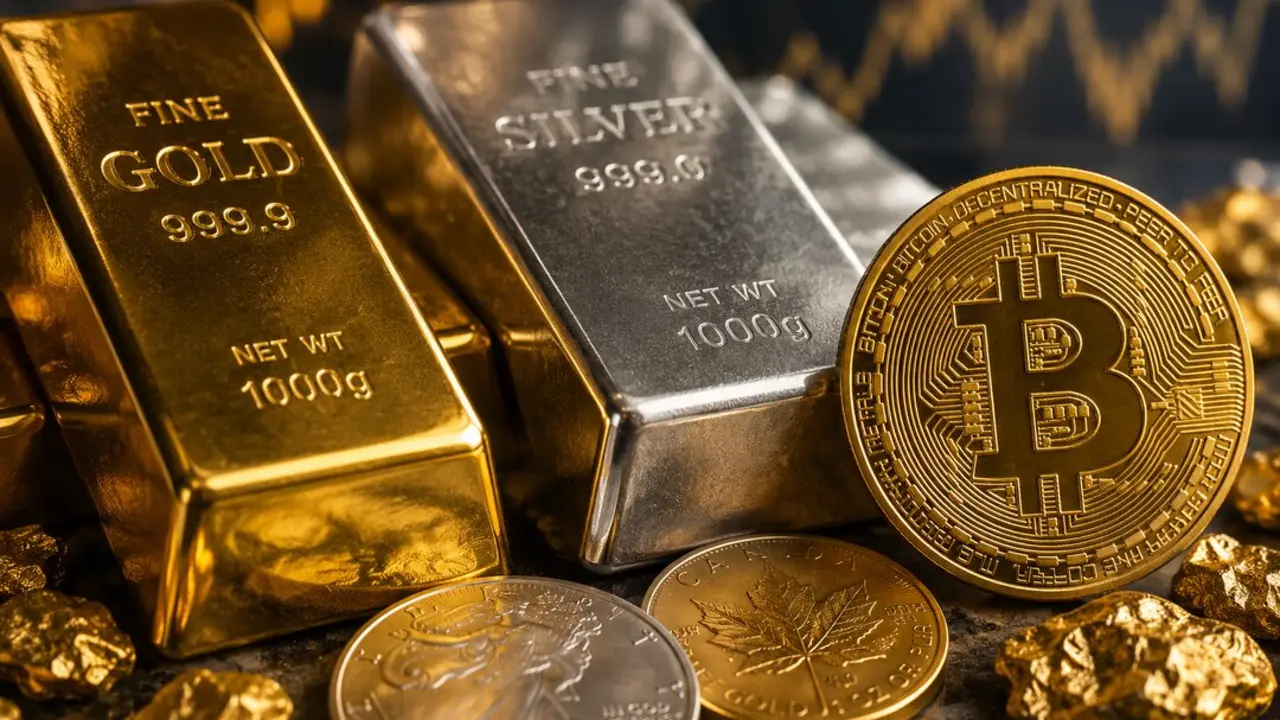 Oro, plata, bitcoin