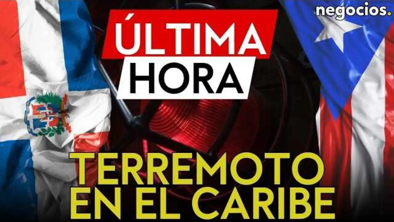 Imagen satelital que muestra la regi&oacute;n del Caribe entre Puerto Rico y Rep&uacute;blica Dominicana, zona epicentro del sismo.<br>                        <br>                        <br>                        <br>                      