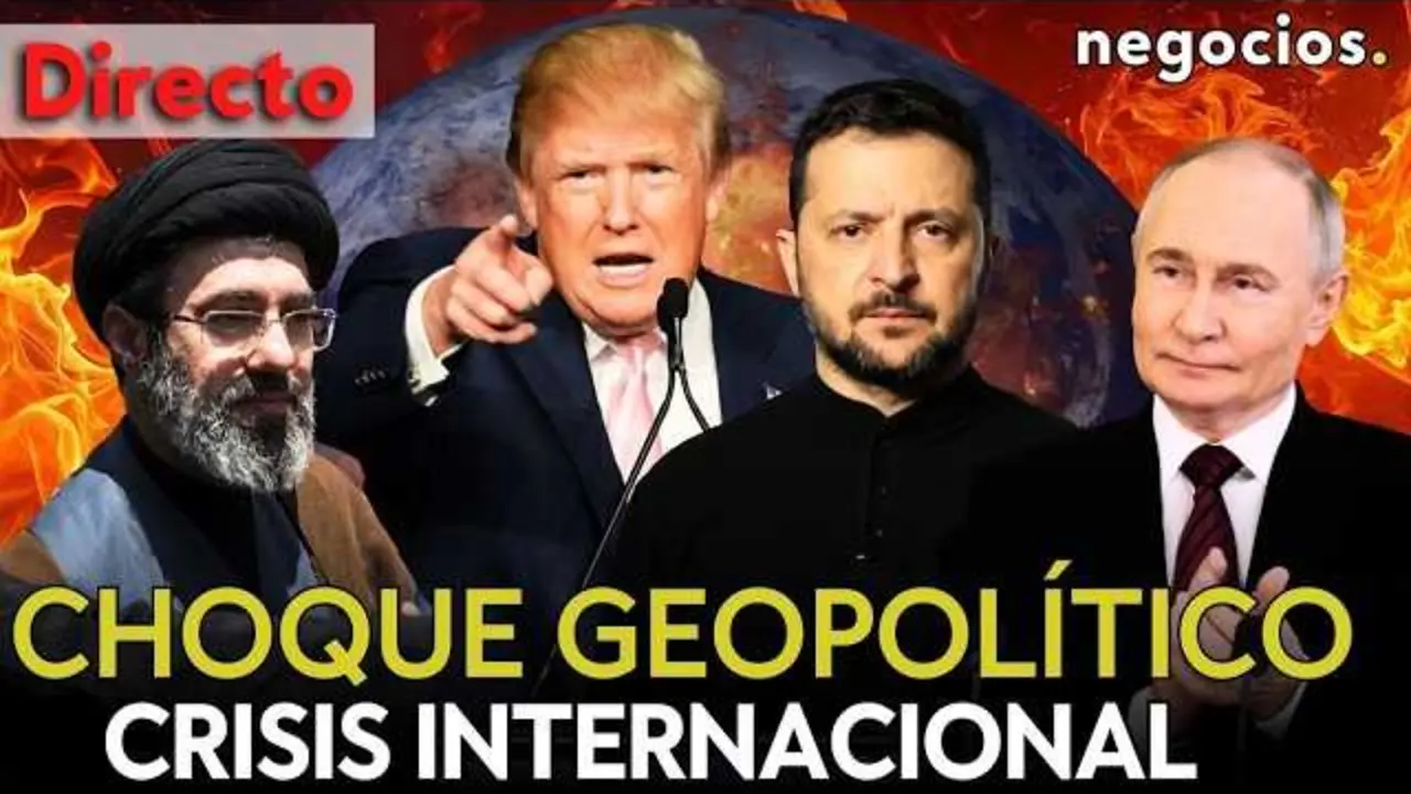 Captura del programa en Negocios TV donde expertos dialogan sobre las crisis internacionales m&aacute;s relevantes del momento.<br>                        <br>                        <br>                        <br>                      