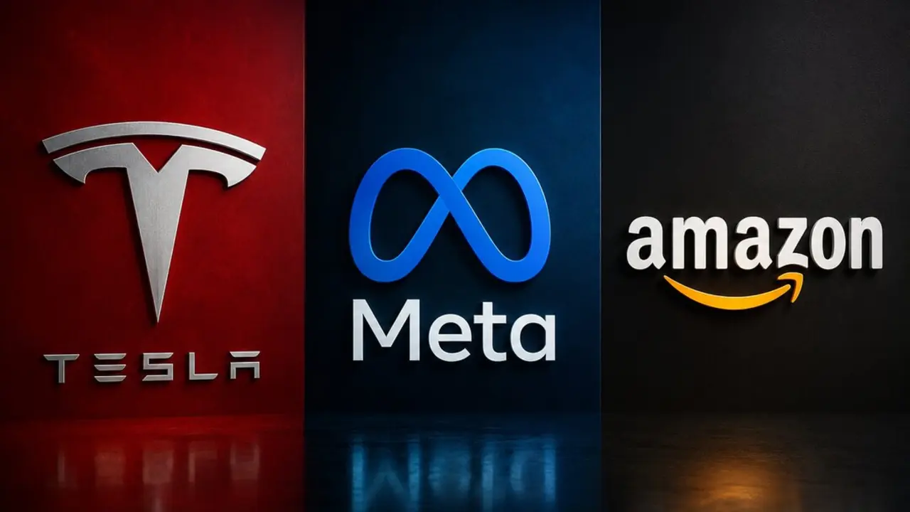 Tesla, Meta, Amazon