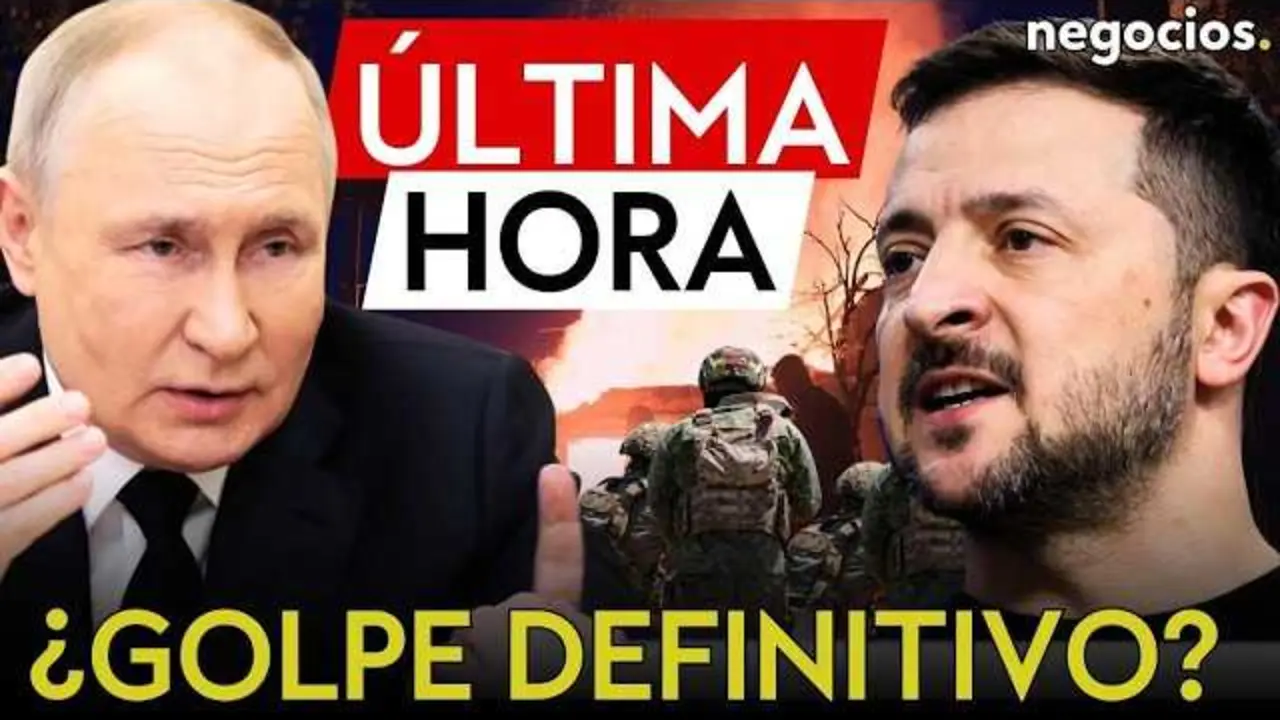 Vista a&eacute;rea de Konstantinovka, ciudad estrat&eacute;gica en el conflicto del Donb&aacute;s, recientemente tomada por fuerzas rusas.<br>                        <br>                        <br>                        <br>                      