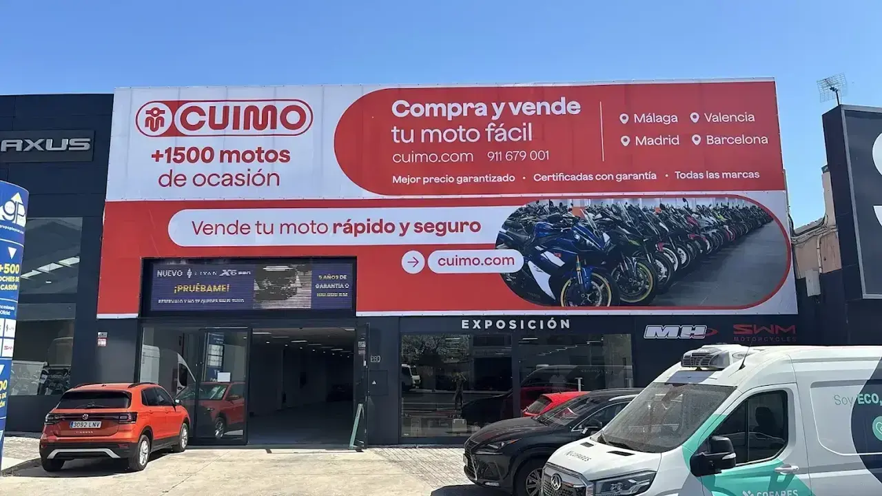 Cuimo acelera en M&aacute;laga con su apuesta por la moto usada