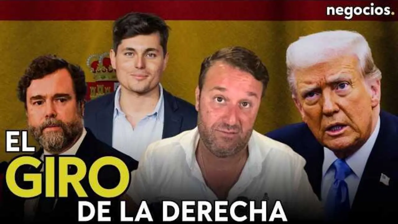 Miniatura del v&iacute;deo 'Espa&ntilde;a no es pa&iacute;s para disentir' que muestra gr&aacute;ficos y rostros relacionados con la pol&iacute;tica espa&ntilde;ola y Donald Trump.<br>                        <br>                        <br>                        <br>                      
