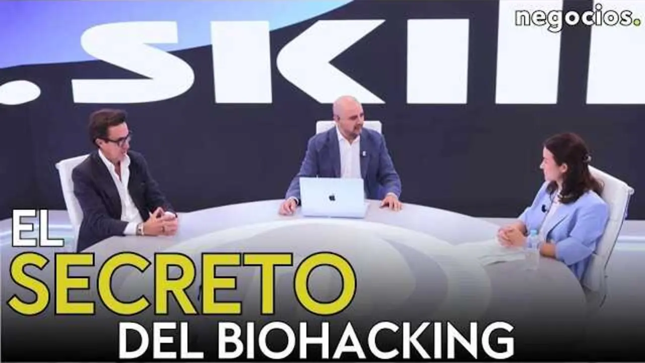 Imagen promocional del v&iacute;deo de Negocios TV sobre biohacking y la transformaci&oacute;n tecnol&oacute;gica del supermercado futuro.<br>                        <br>                        <br>                        <br>                      