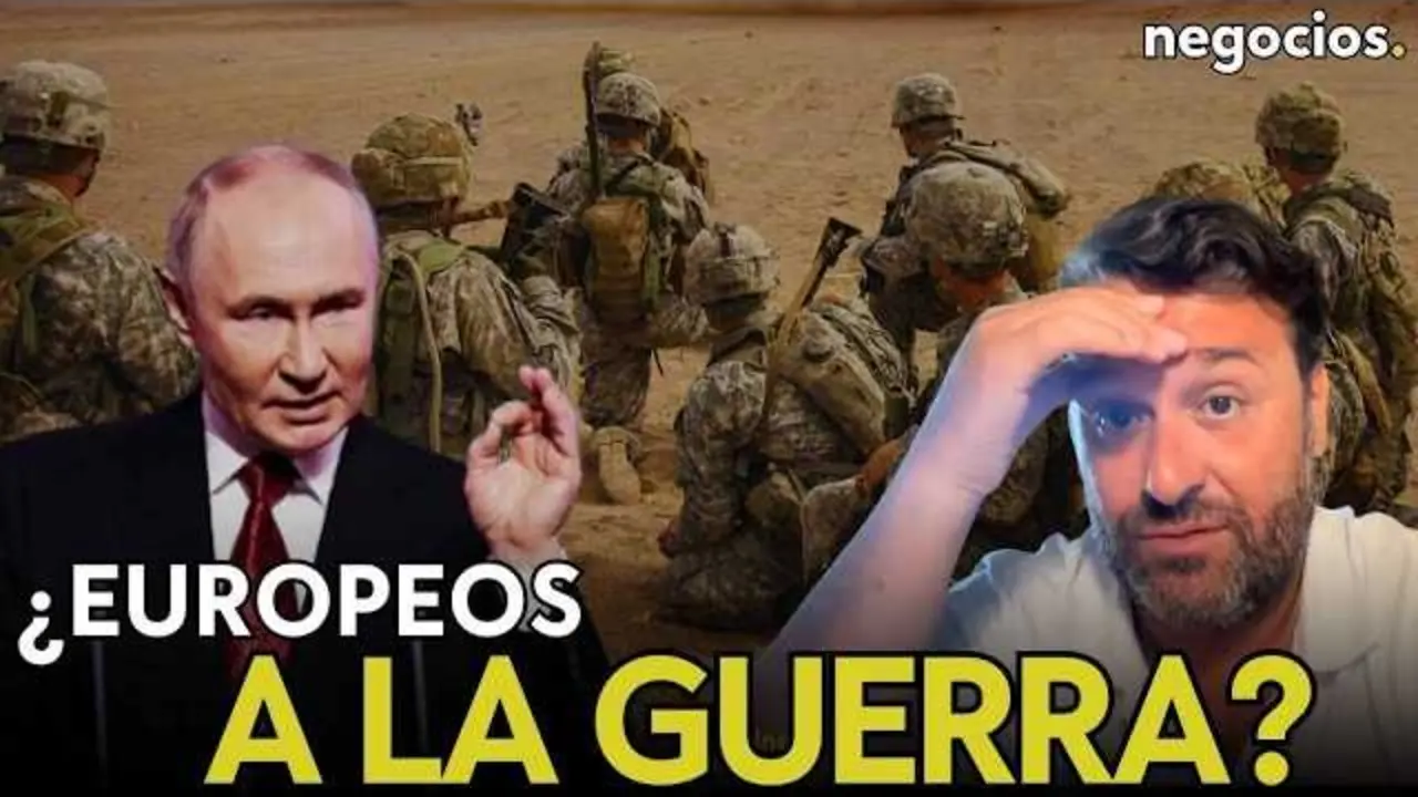 Imagen de portada del v&iacute;deo donde se alerta sobre el rearme ruso y la preparaci&oacute;n militar en Europa, con las banderas de Finlandia y Rusia de fondo.<br>                        <br>                        <br>                        <br>                      
