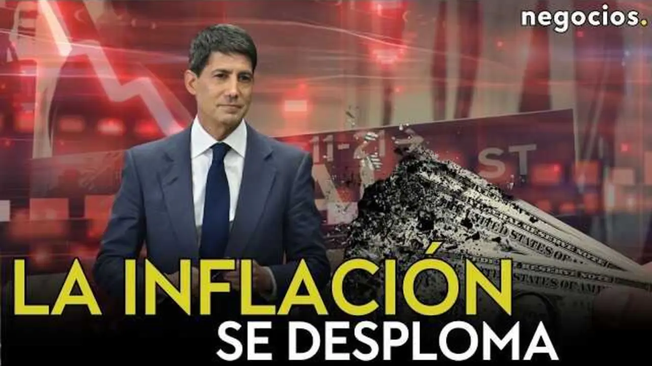 Gr&aacute;fico representativo con vista a&eacute;rea de Wall Street y datos financieros en pantalla<br>                        <br>                        <br>                        <br>                      