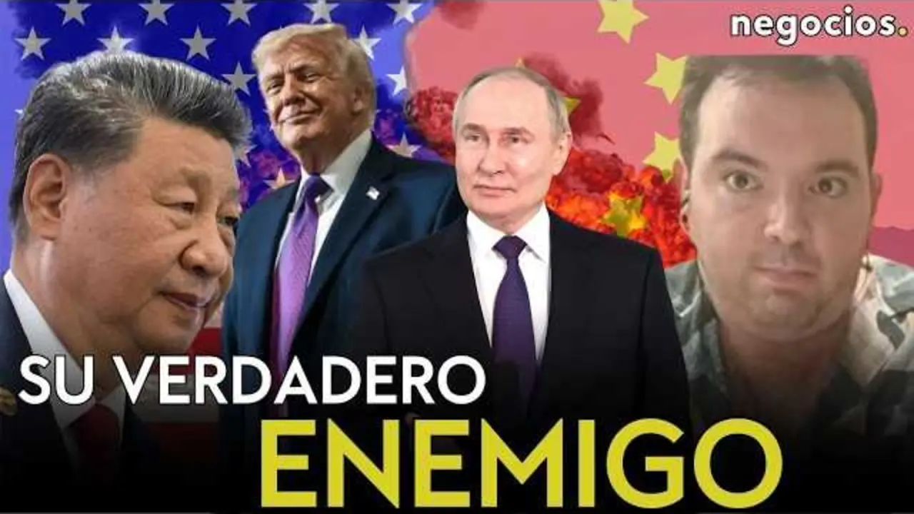 Donald Trump y Xi Jinping en una imagen ilustrativa que representa la compleja relaci&oacute;n entre EE.UU. y China en el contexto pol&iacute;tico y econ&oacute;mico actual.<br>                        <br>                        <br>                        <br>                      