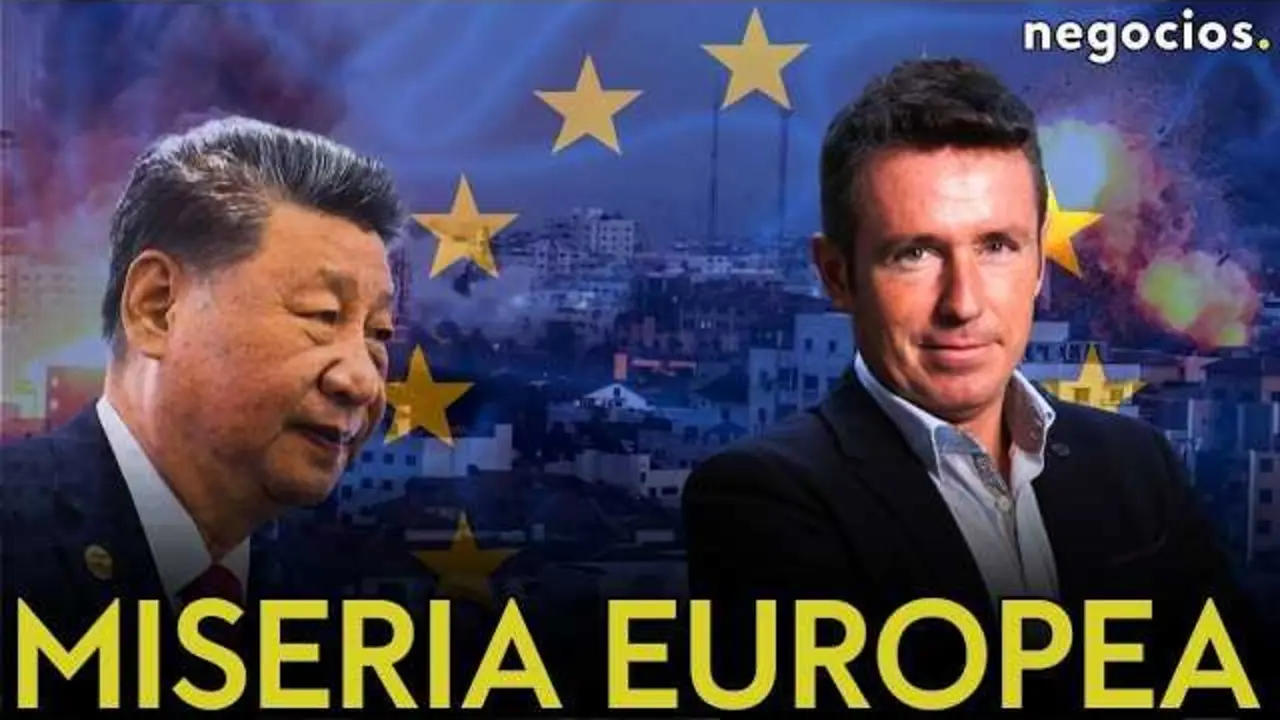 Thumbnail del video donde Alberto Iturralde discute la situaci&oacute;n financiera y geopol&iacute;tica actual, junto al logo de Negocios TV<br>                        <br>                        <br>                        <br>                      