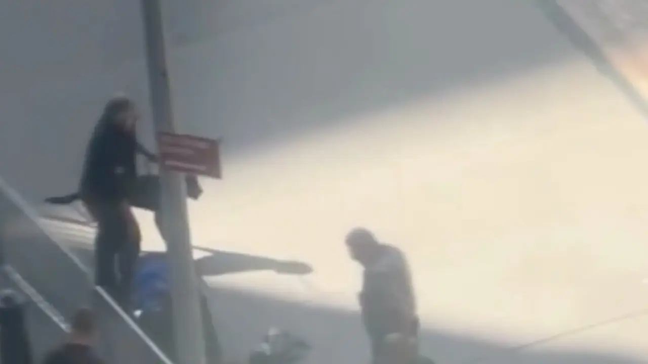 Roci&oacute; gasolina frente al ICE y ahora est&aacute; bajo custodia