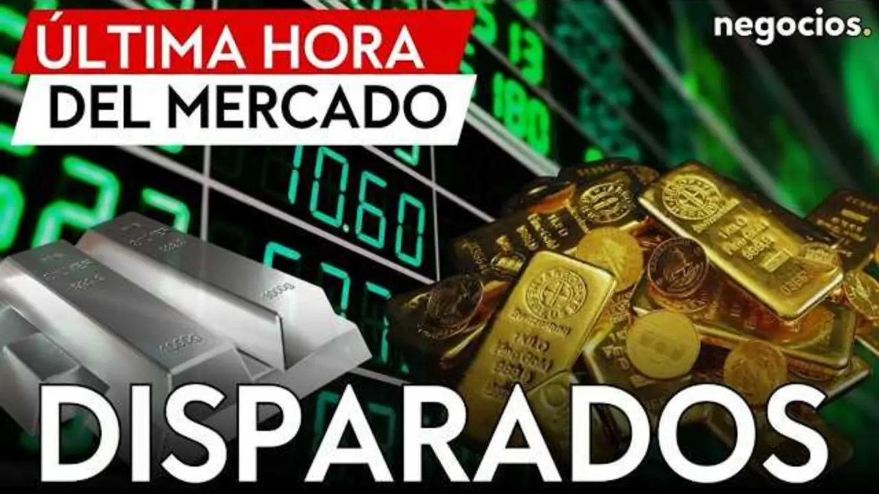 Gr&aacute;fico burs&aacute;til superpuesto a una imagen del Estrecho de Ormuz y elementos simb&oacute;licos del oro y el petr&oacute;leo.<br>                        <br>                        <br>                        <br>                      