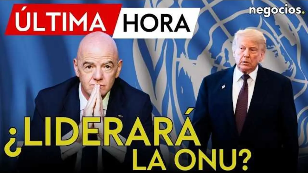 Gianni Infantino en un acto oficial, imagen relacionada con su posible candidatura a secretario general de la ONU.<br>                        <br>                        <br>                        <br>                      