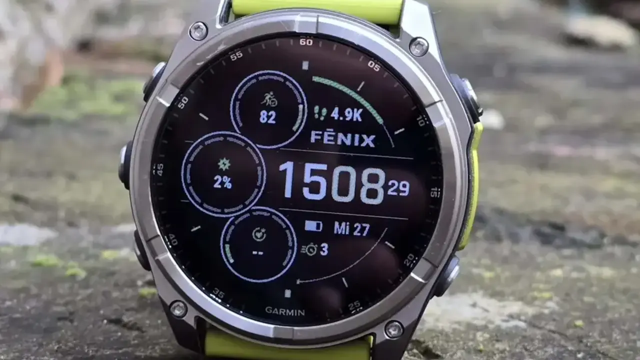 Garmin Fenix 9, recreaci&oacute;n de IA.