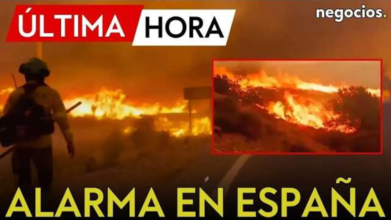Mapa satelital con zonas afectadas por los incendios forestales en Madrid, &Aacute;vila y Toledo, mostrando &aacute;reas devastadas por el fuego.<br>                        <br>                        <br>                        <br>                      