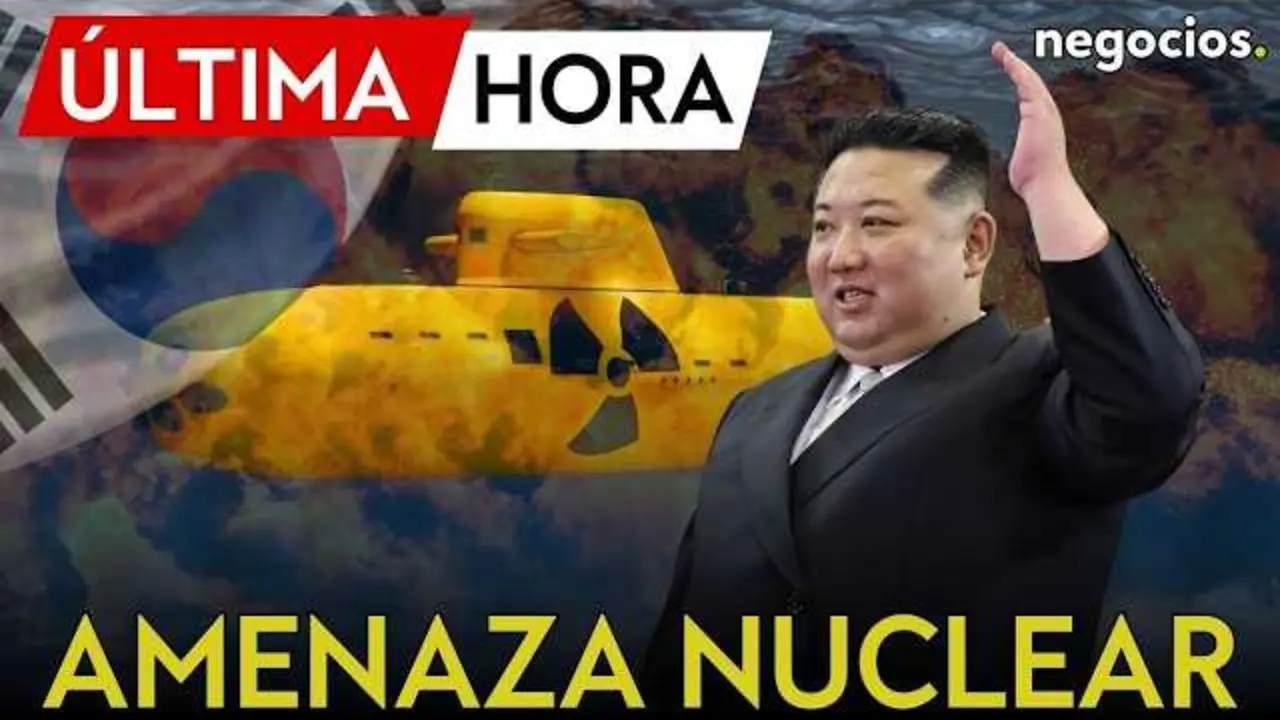 Imagen oficial del v&iacute;deo titulado 'Kim Jong-un desata las alarmas: submarinos nucleares amenazan la paz en Asia', mostrando una vista satelital estilizada del Mar de China Meridional y la pen&iacute;nsula coreana.<br>                        <br>                        <br>                        <br>                      