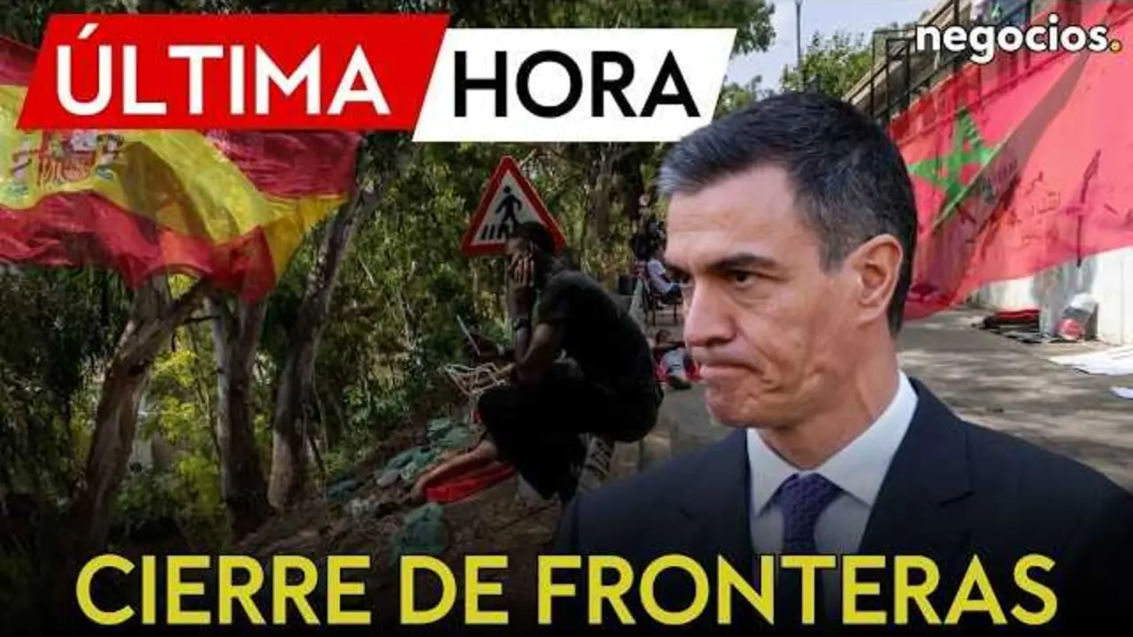 Imagen del puesto fronterizo de Beni Enzar en Melilla, zona cerrada temporalmente por autoridades espa&ntilde;olas<br>                        <br>                        <br>                        <br>                      
