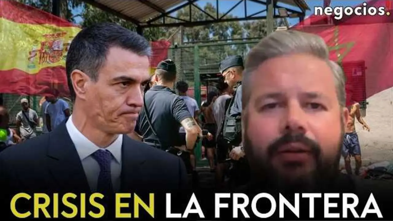 Fotograf&iacute;a de Rub&eacute;n Pulido durante su intervenci&oacute;n en Negocios TV analizando la situaci&oacute;n migratoria en Ceuta<br>                        <br>                        <br>                        <br>                      