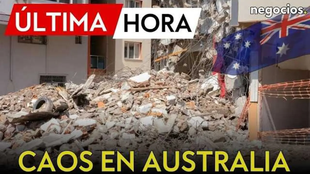 Imagen a&eacute;rea del barrio Ultimo en S&iacute;dney, cerca de la ubicaci&oacute;n del derrumbe parcial del edificio.<br>                        <br>                        <br>                        <br>                      