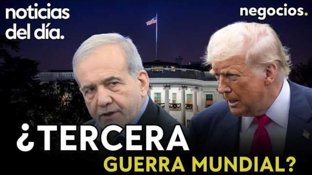 Imagen del thumbnail del v&iacute;deo donde se muestran noticias sobre guerras, rescates y pol&iacute;tica en Estados Unidos, destacando el an&aacute;lisis geopol&iacute;tico y econ&oacute;mico del d&iacute;a.<br>                        <br>                        <br>                        <br>                      