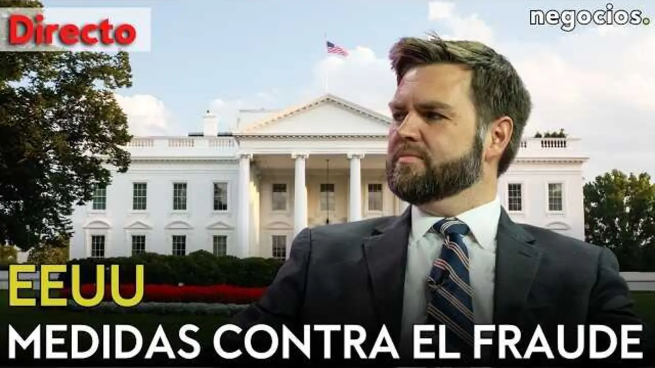 JD Vance durante la comparecencia en la Casa Blanca anunciando las medidas contra el fraude fiscal y financiero.<br>                        <br>                        <br>                        <br>                      