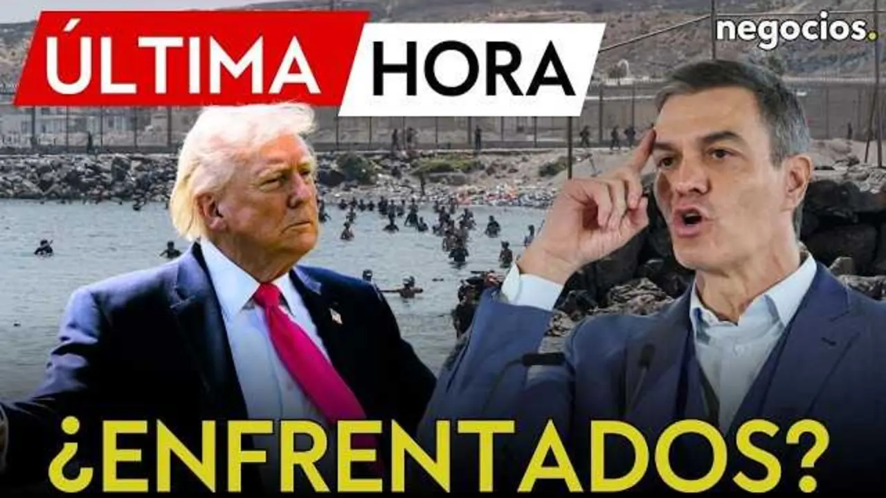 Captura de pantalla del v&iacute;deo publicado por Negocios TV sobre la crisis migratoria en Ceuta y Melilla y las cr&iacute;ticas de Estados Unidos al Gobierno de Pedro S&aacute;nchez.<br>                        <br>                        <br>                        <br>                      