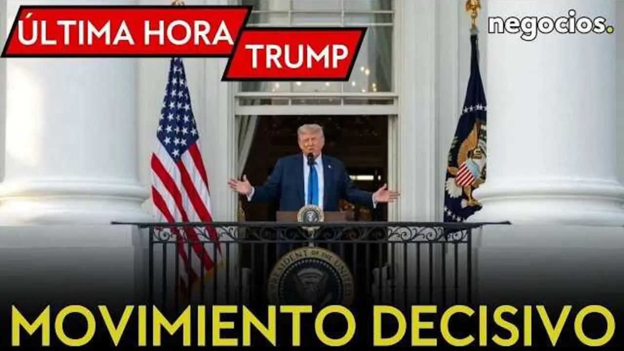 Captura de pantalla del video donde se presenta la noticia sobre la renovaci&oacute;n en la Casa Blanca y el respaldo de Trump en Nueva York.<br>                        <br>                        <br>                        <br>                      