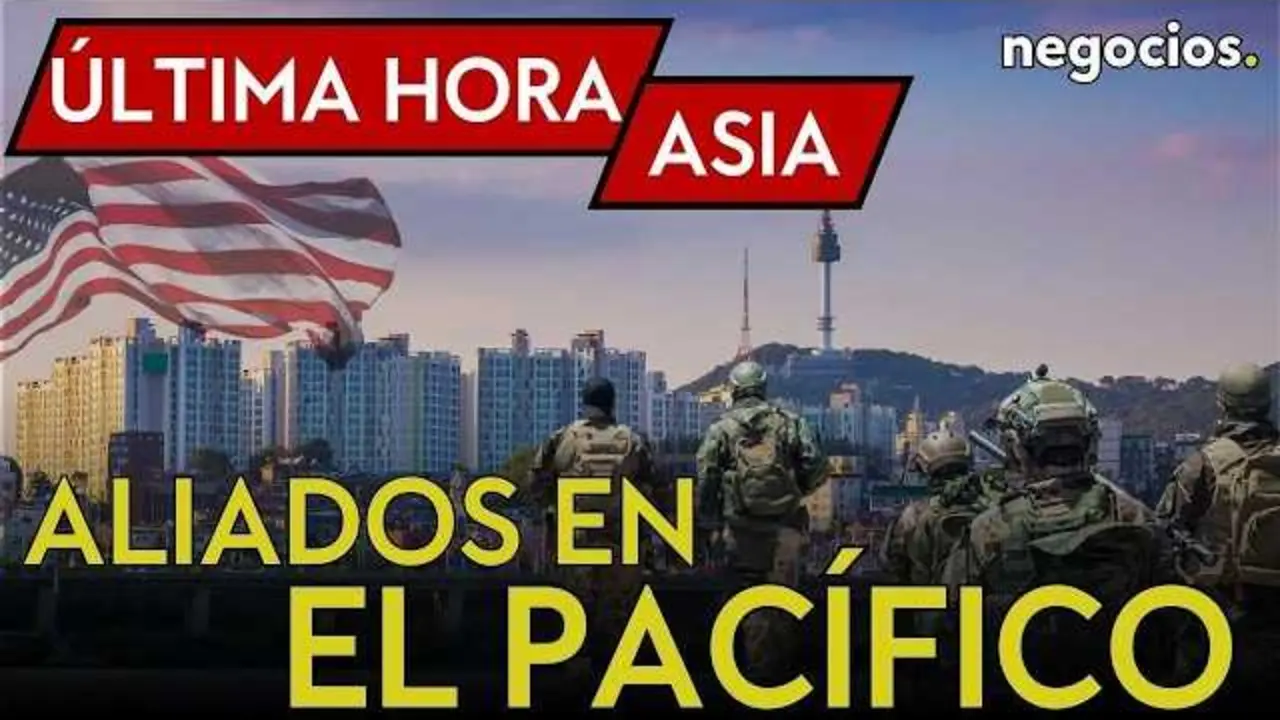 Imagen del mapa del Indo-Pac&iacute;fico con las zonas en disputa y ejercicios militares en curso.<br>                        <br>                        <br>                        <br>                      