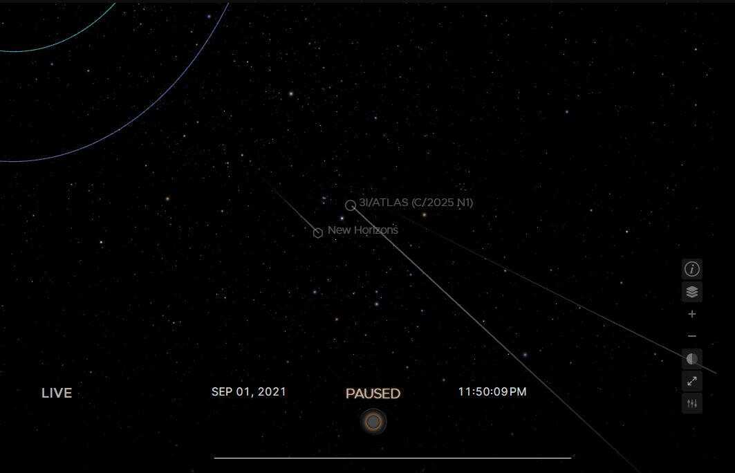 3I/Atlas pasó cerca de New Horizons