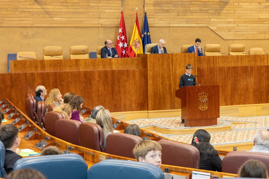 Pleno infantil en la Asamblea de Madrid_Aldeas Infantiles SOS 3