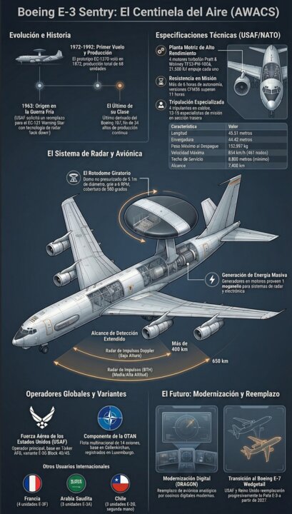 E-3 Sentry: Centinela del Aire
