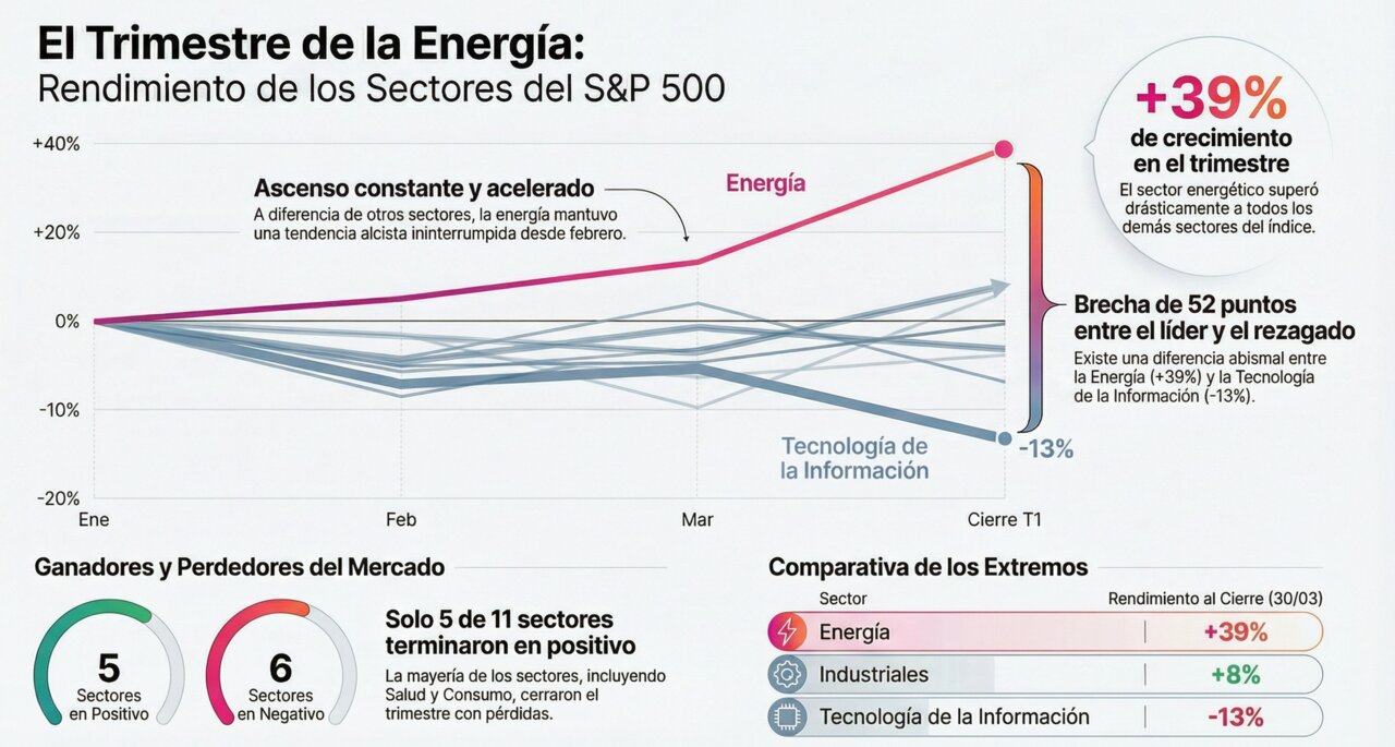 Thomson ReutersS&P 500 sector performance for the quarter