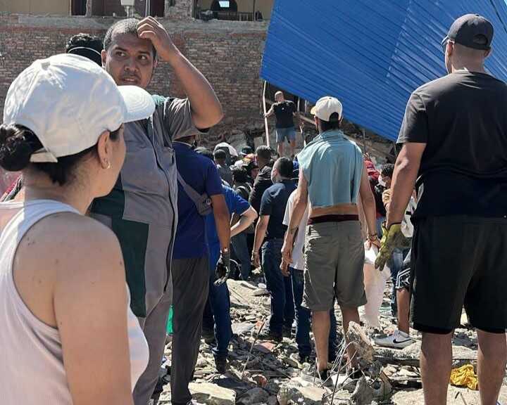Labores de rescate tras el terremoto en Colombia